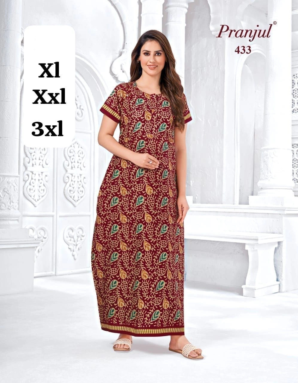Women's cotton nighty 11