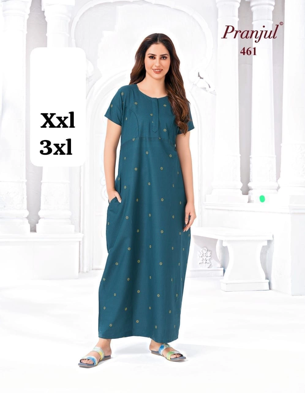 Women's cotton nighty 12