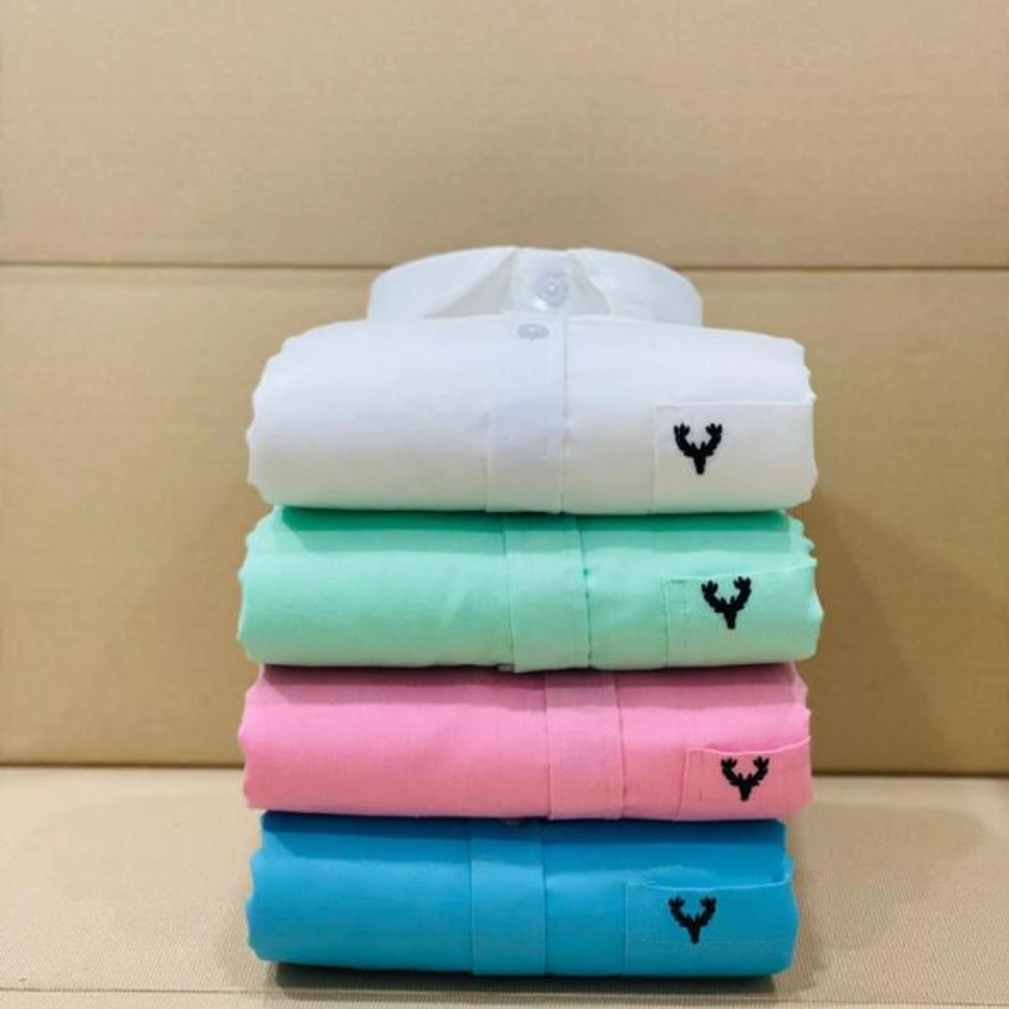Mens pure cotton shirts 4 pcs combo 9