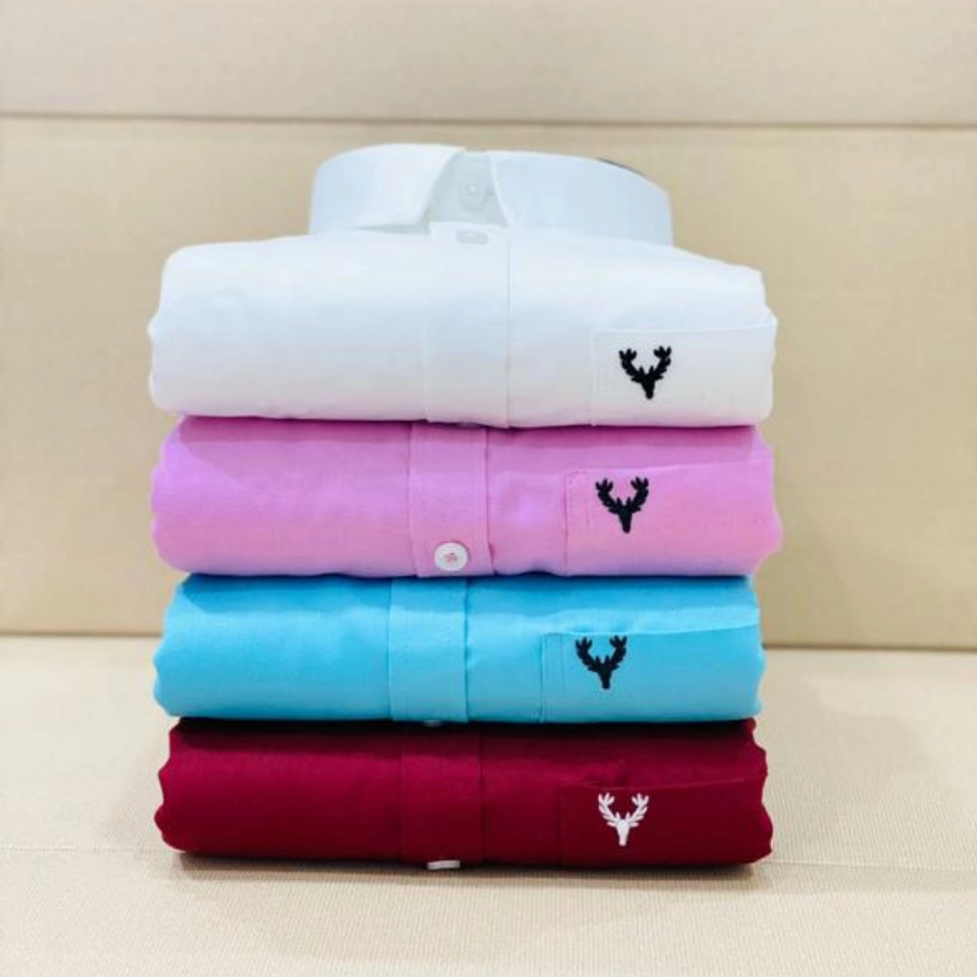 Mens pure cotton shirts 4 pcs combo 10