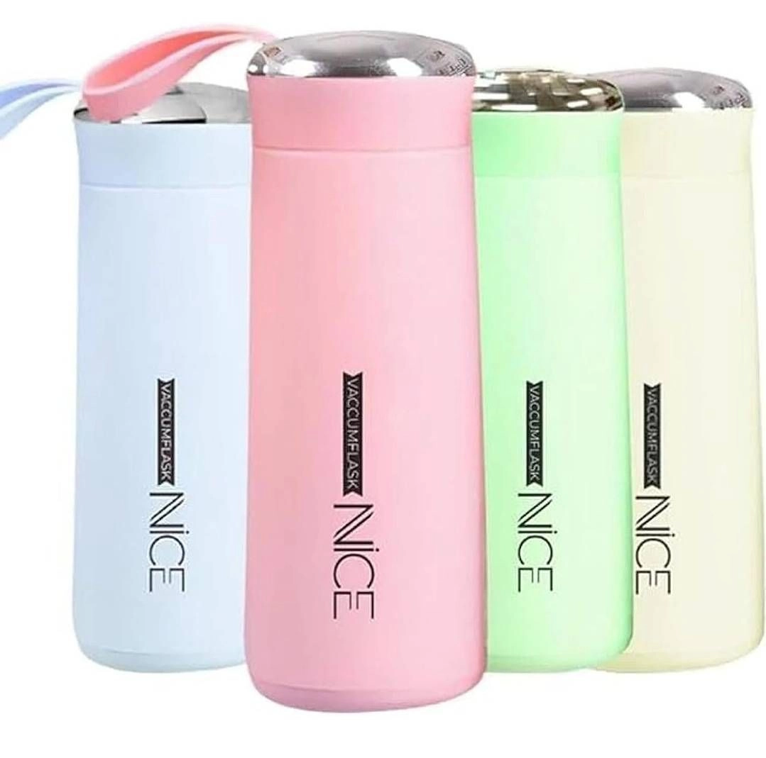 Nice glass water bottle with strong plastic outer shield