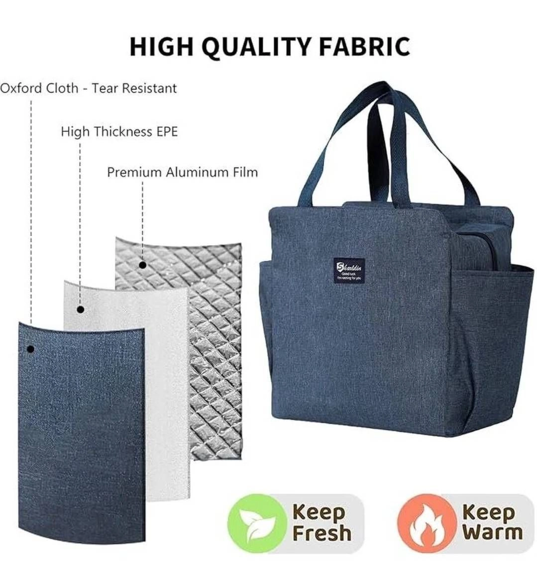 Insulated Lunch Bag medium size 9
