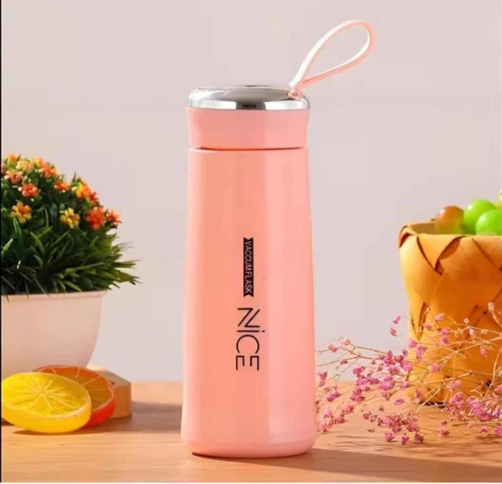 Nice glass water bottle with strong plastic outer shield 4