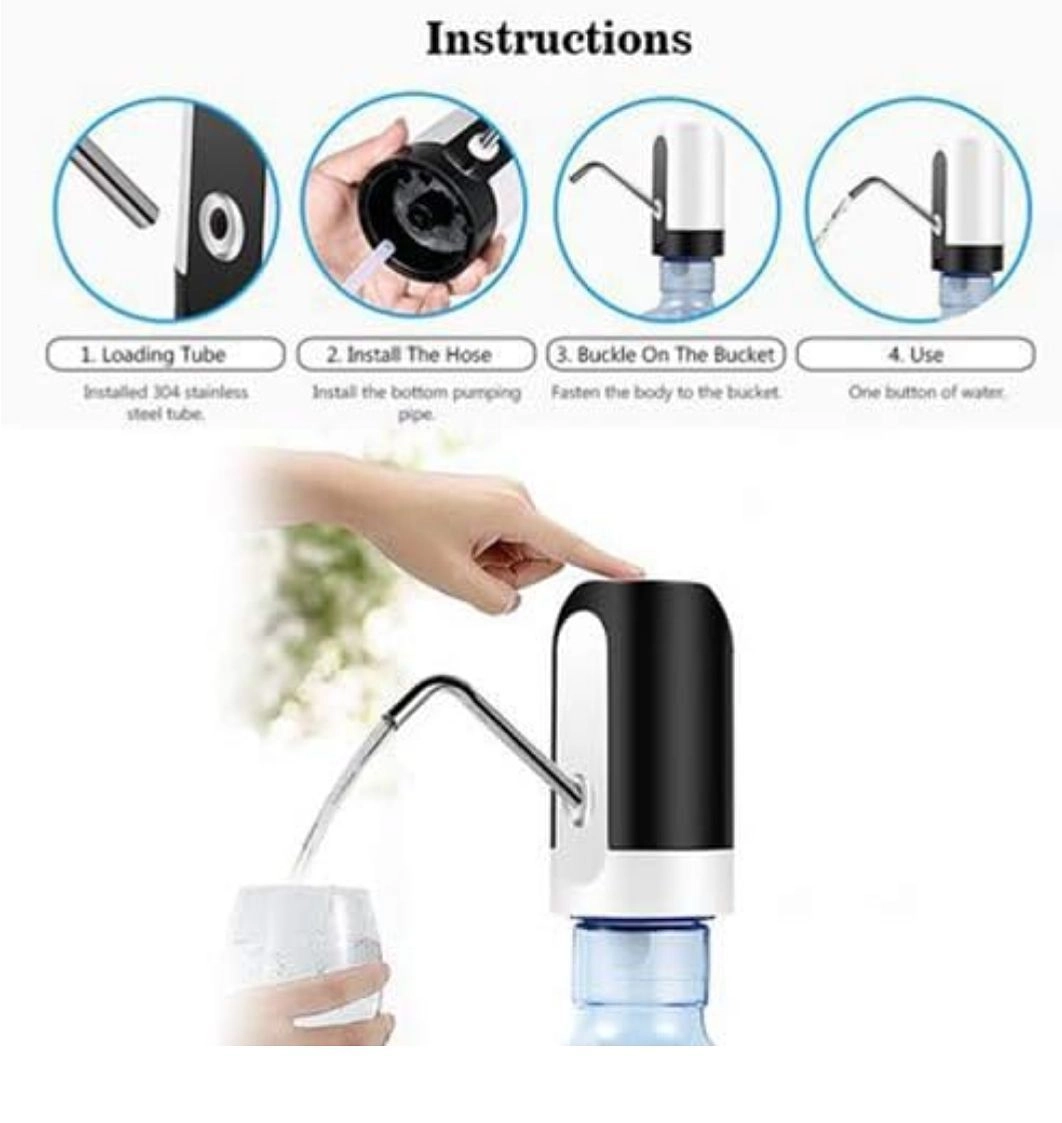 Rechargeable automatic water dispenser pump 4