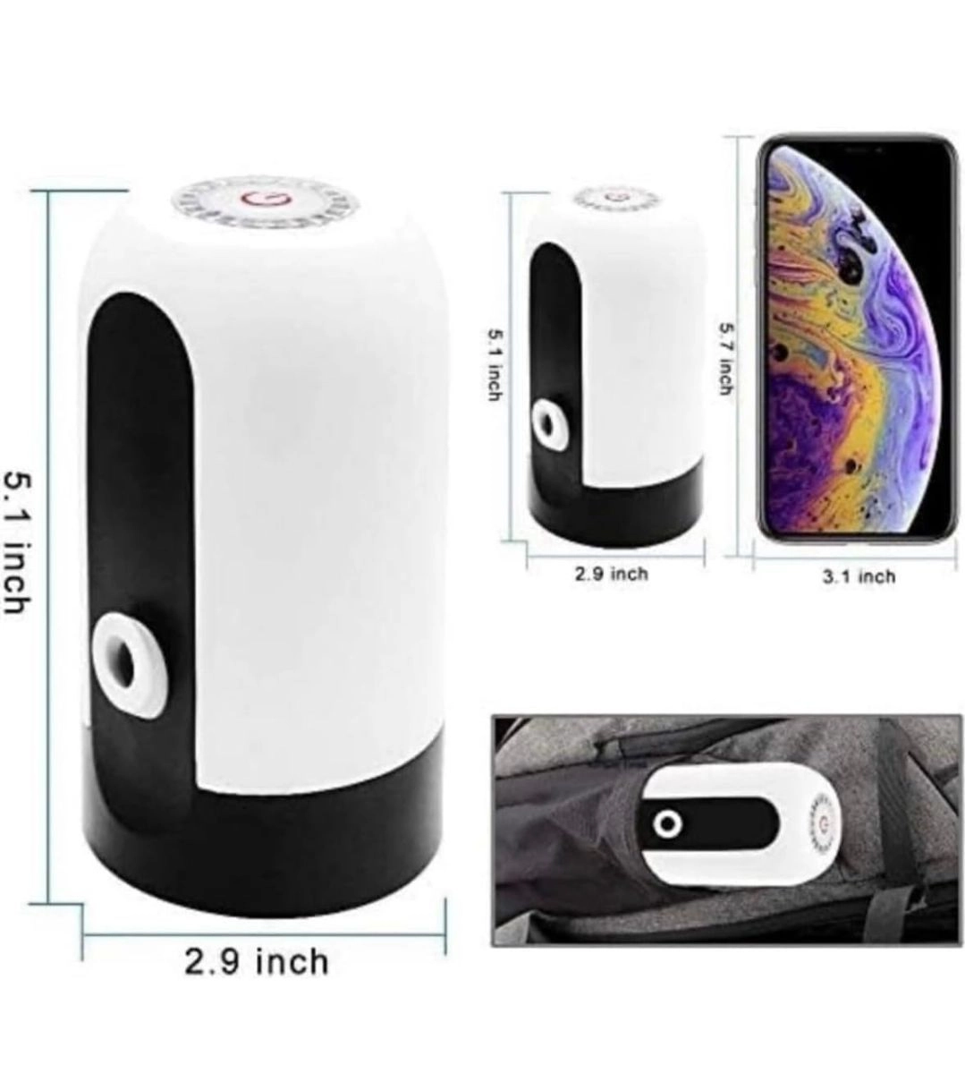Rechargeable automatic water dispenser pump 6