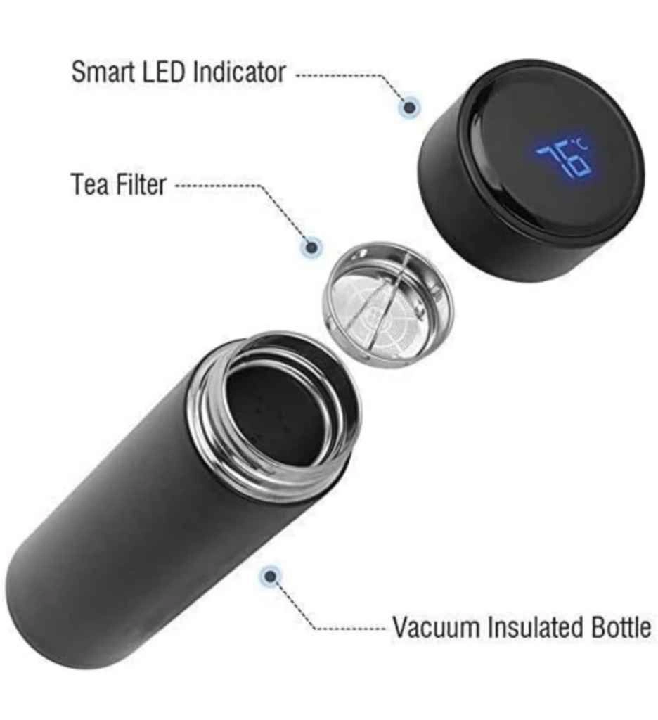 Stainless steel temperature display water bottle 2
