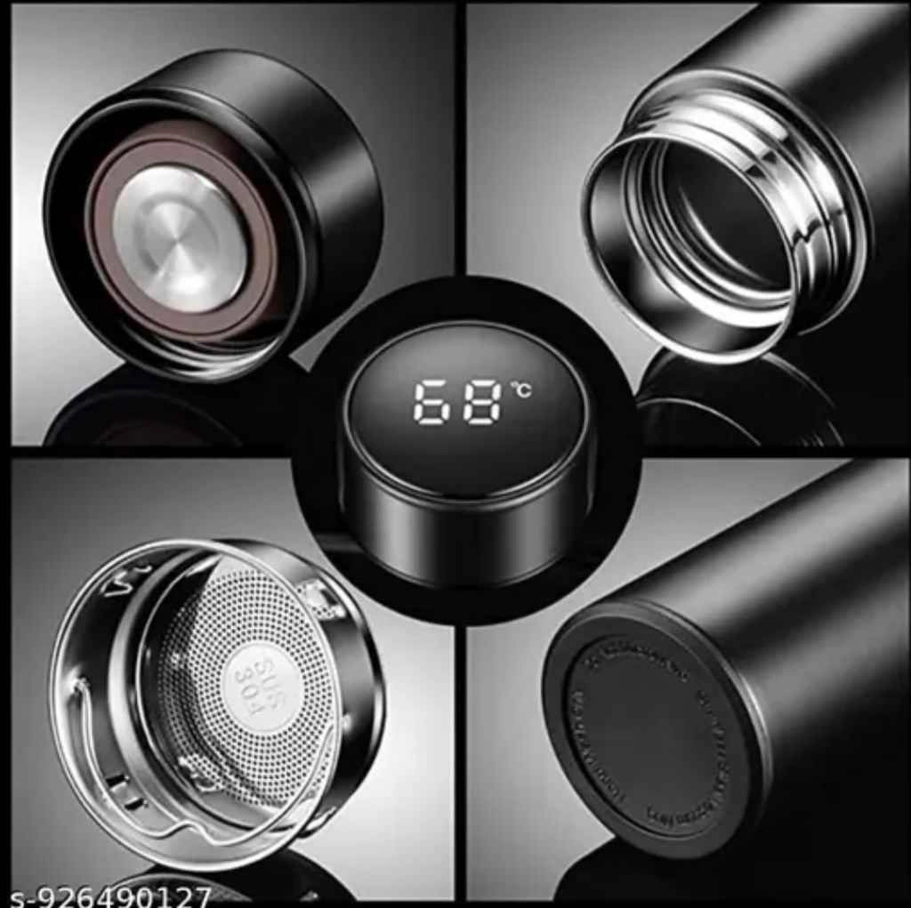 Stainless steel temperature display water bottle 4