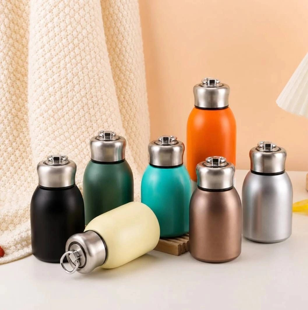 Insulated mini steel vacuum flask 1