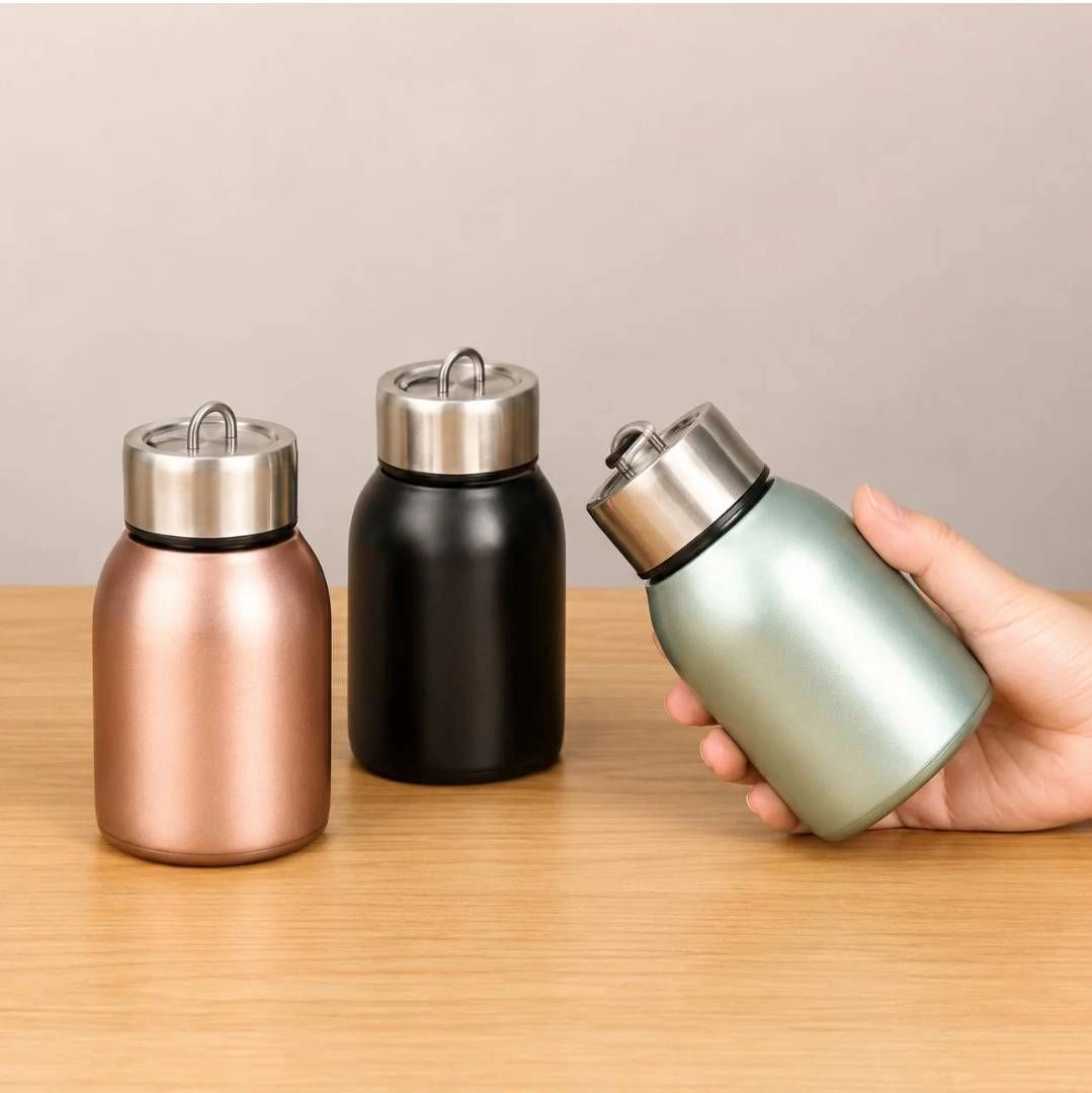 Insulated mini steel vacuum flask 2