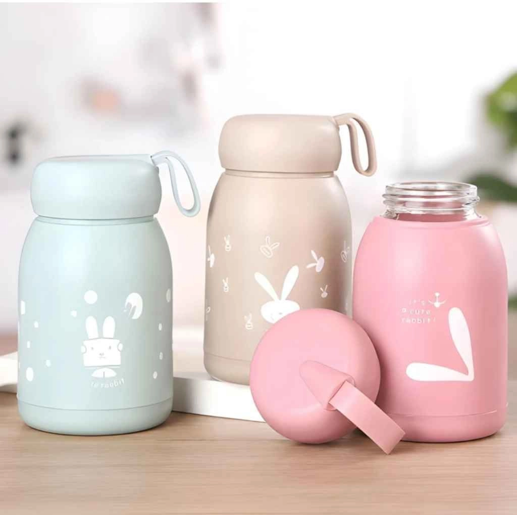 Cute glass water bottle with strong outer shield 2