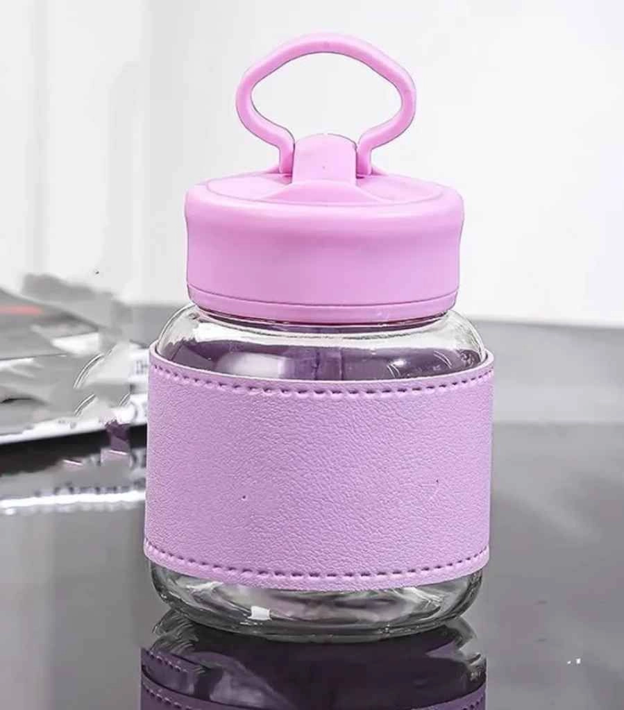 Cute glass water bottle 3