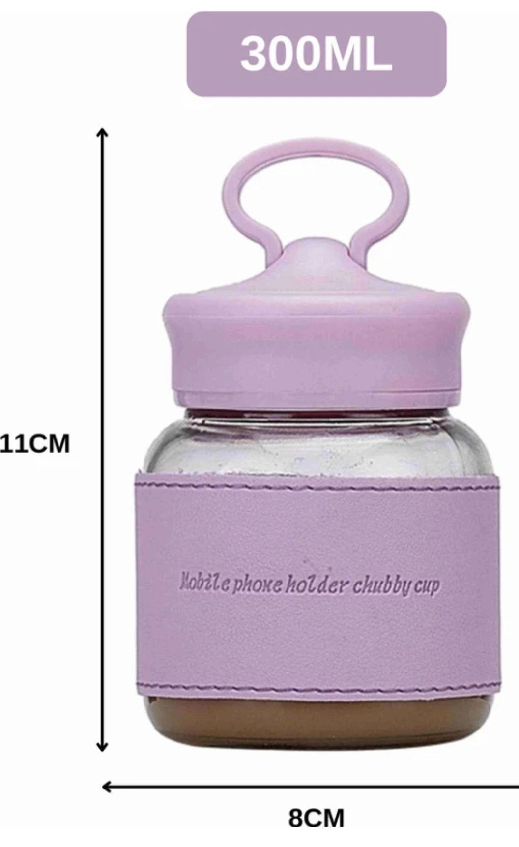 Cute glass water bottle 5