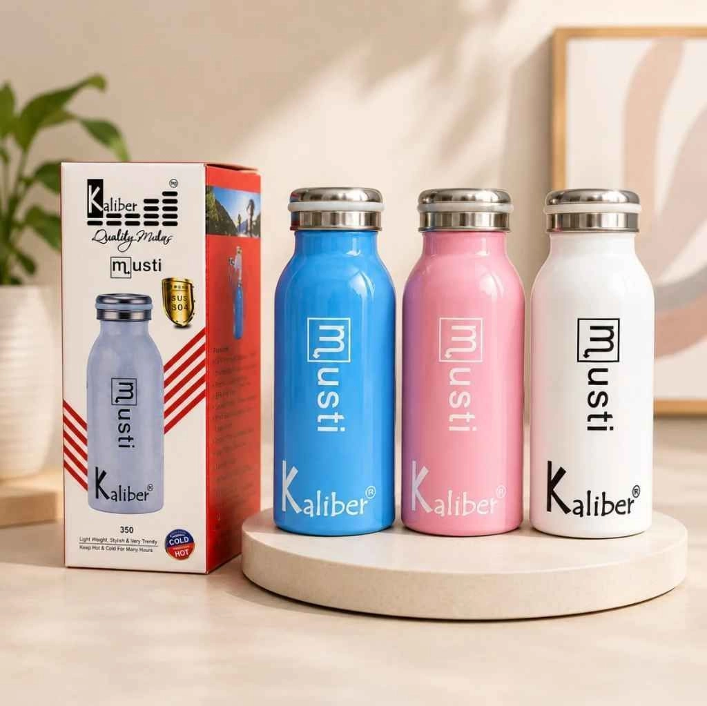 Musti stainless steel vacuum flask bottle 350 ml. 1