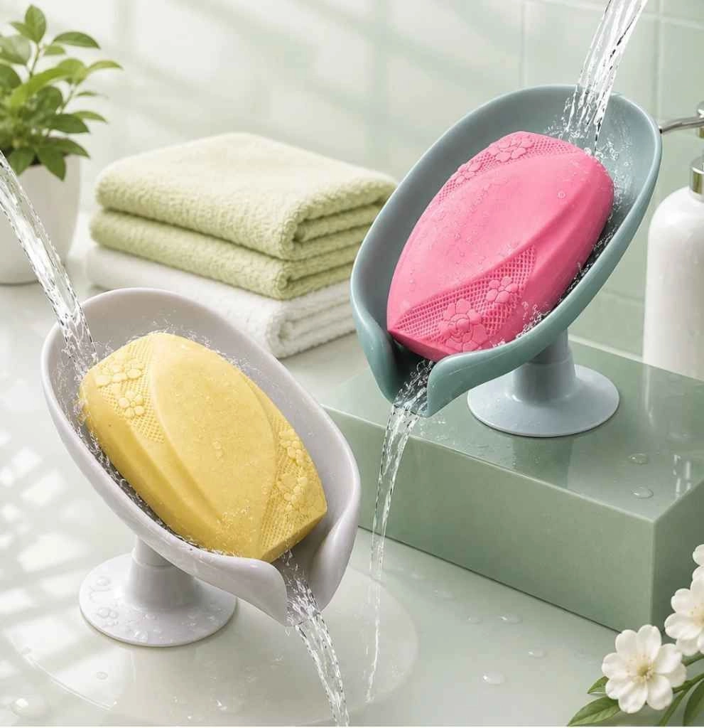 Leaf shape soap dish 1