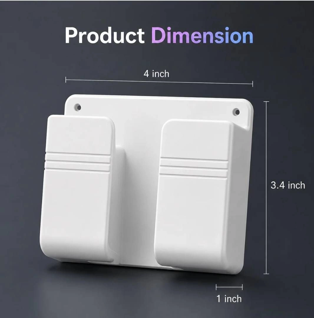 Wall mounted mobile and remote holder 2