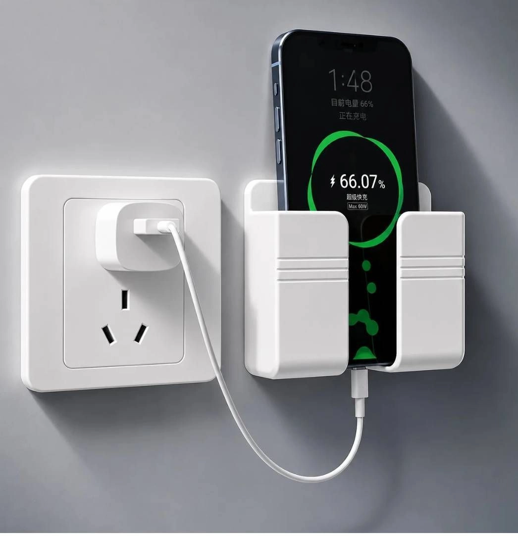 Wall mounted mobile and remote holder 3