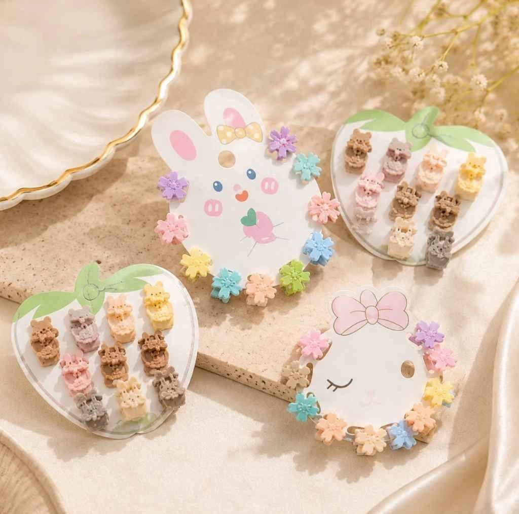 Cute bunny clips 10 nos pkt 2