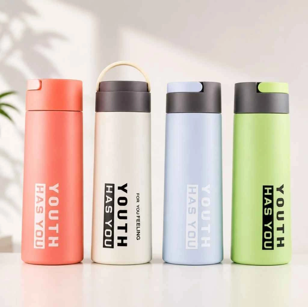 Youth glass water bottle 450 ml 1