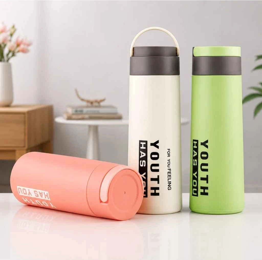 Youth glass water bottle 450 ml 2