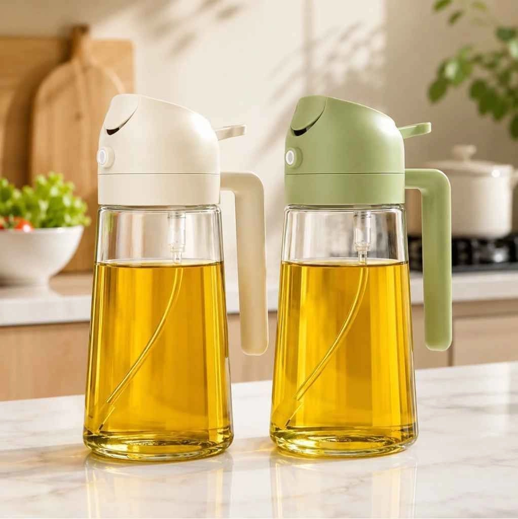 Oil spray cum dispenser 500 ml 1