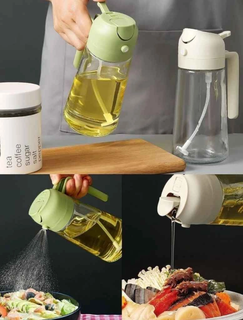 Oil spray cum dispenser 500 ml 4