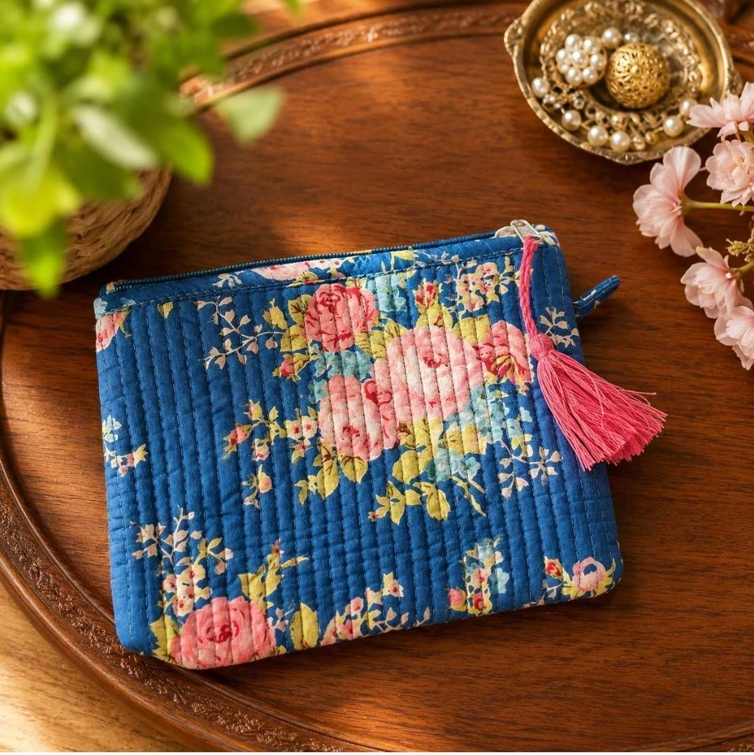 Cotton zip pouches 2