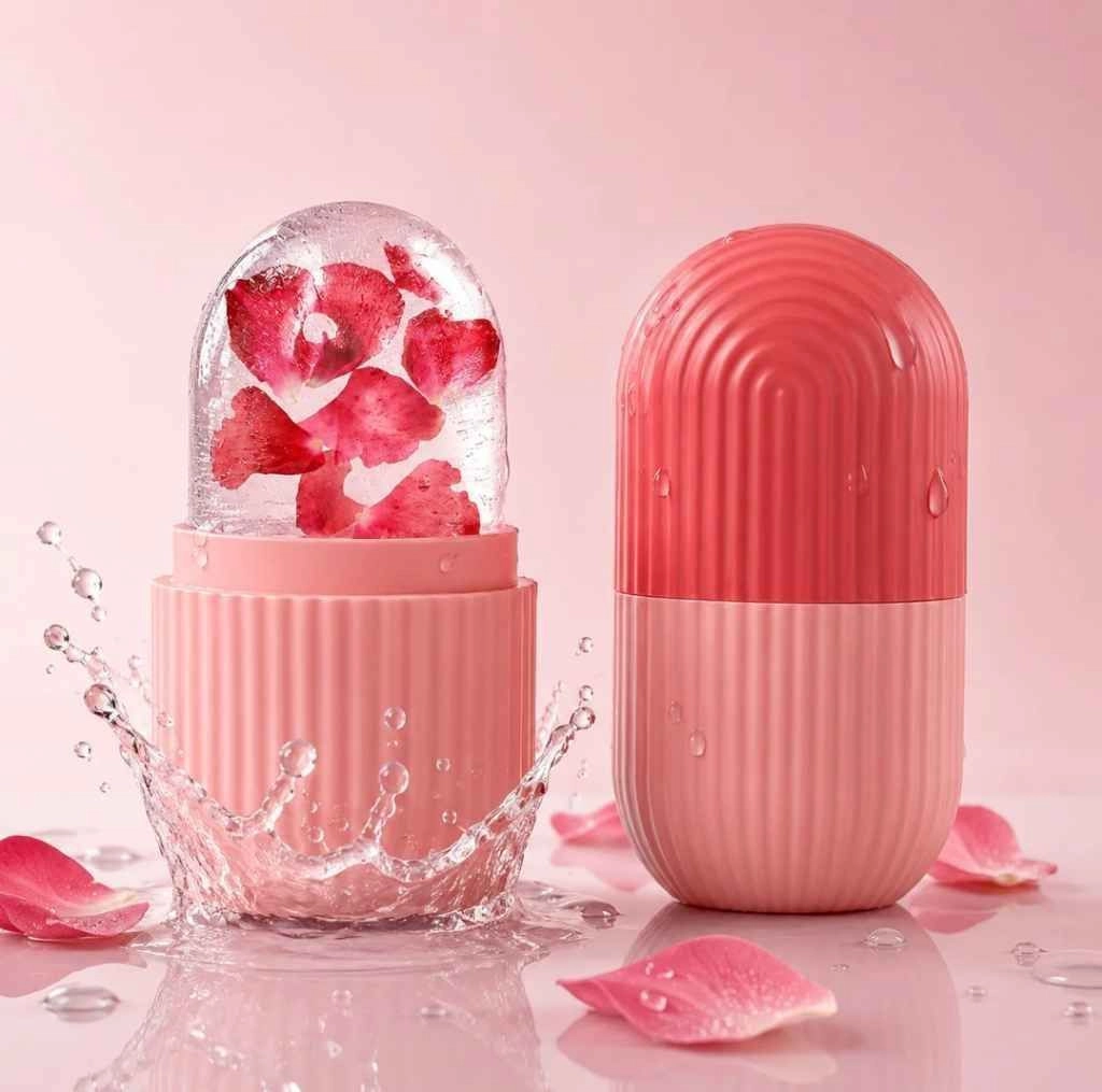 Reusable Silicone Ice Face Roller – Cooling Facial Massager 1