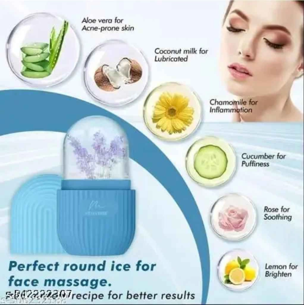 Reusable Silicone Ice Face Roller – Cooling Facial Massager 3