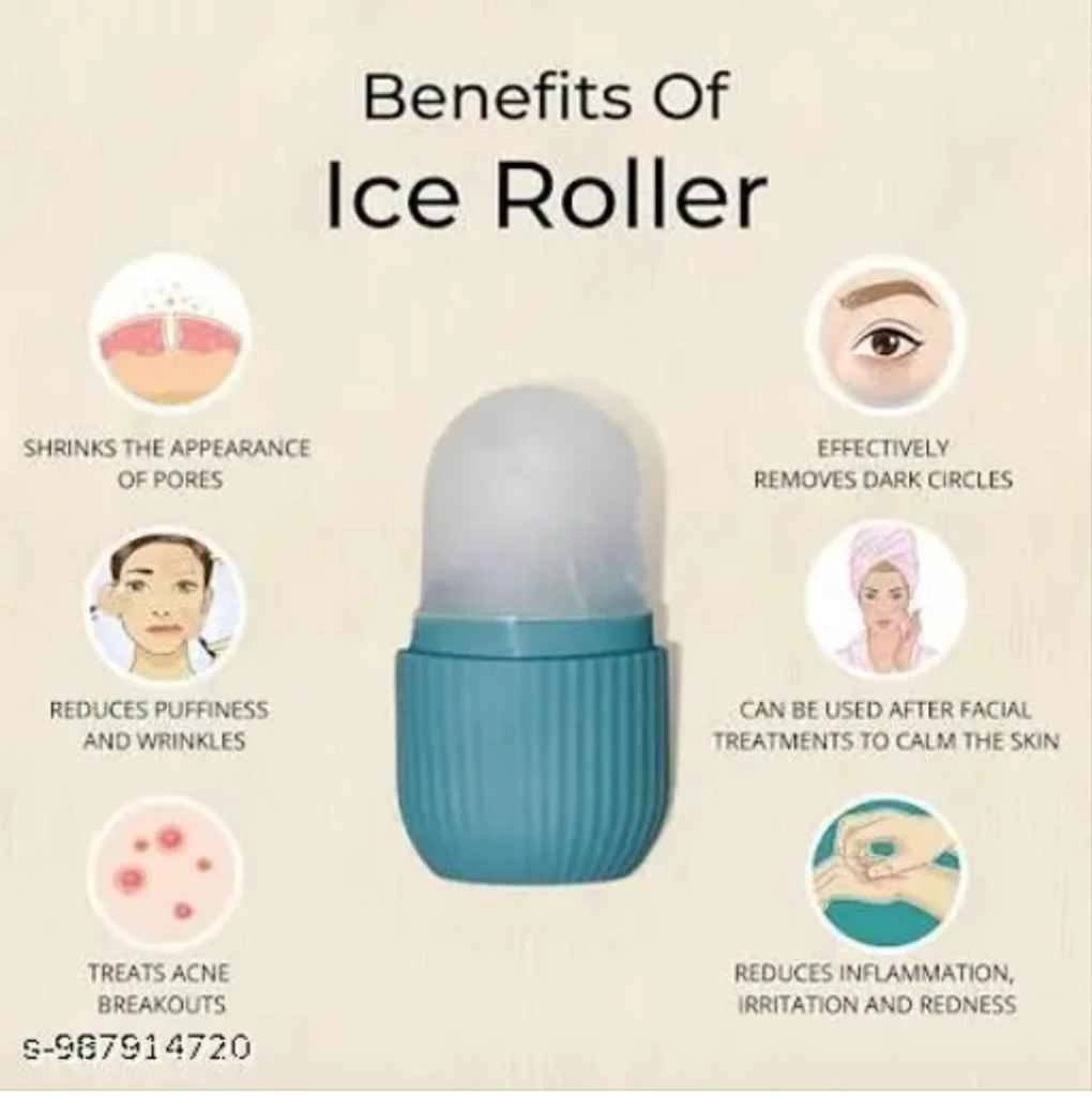 Reusable Silicone Ice Face Roller – Cooling Facial Massager 4
