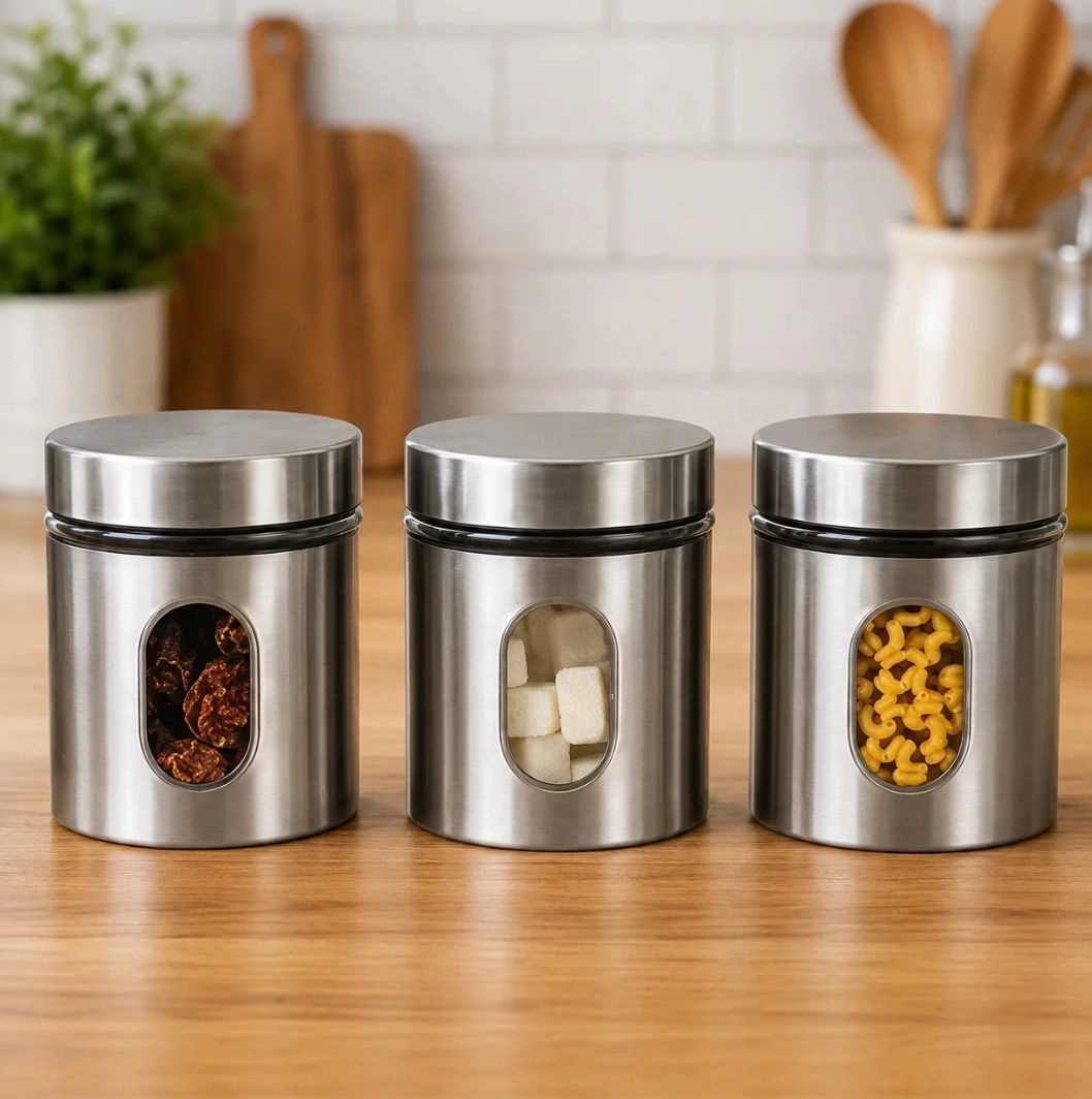 Air tight glass container 3