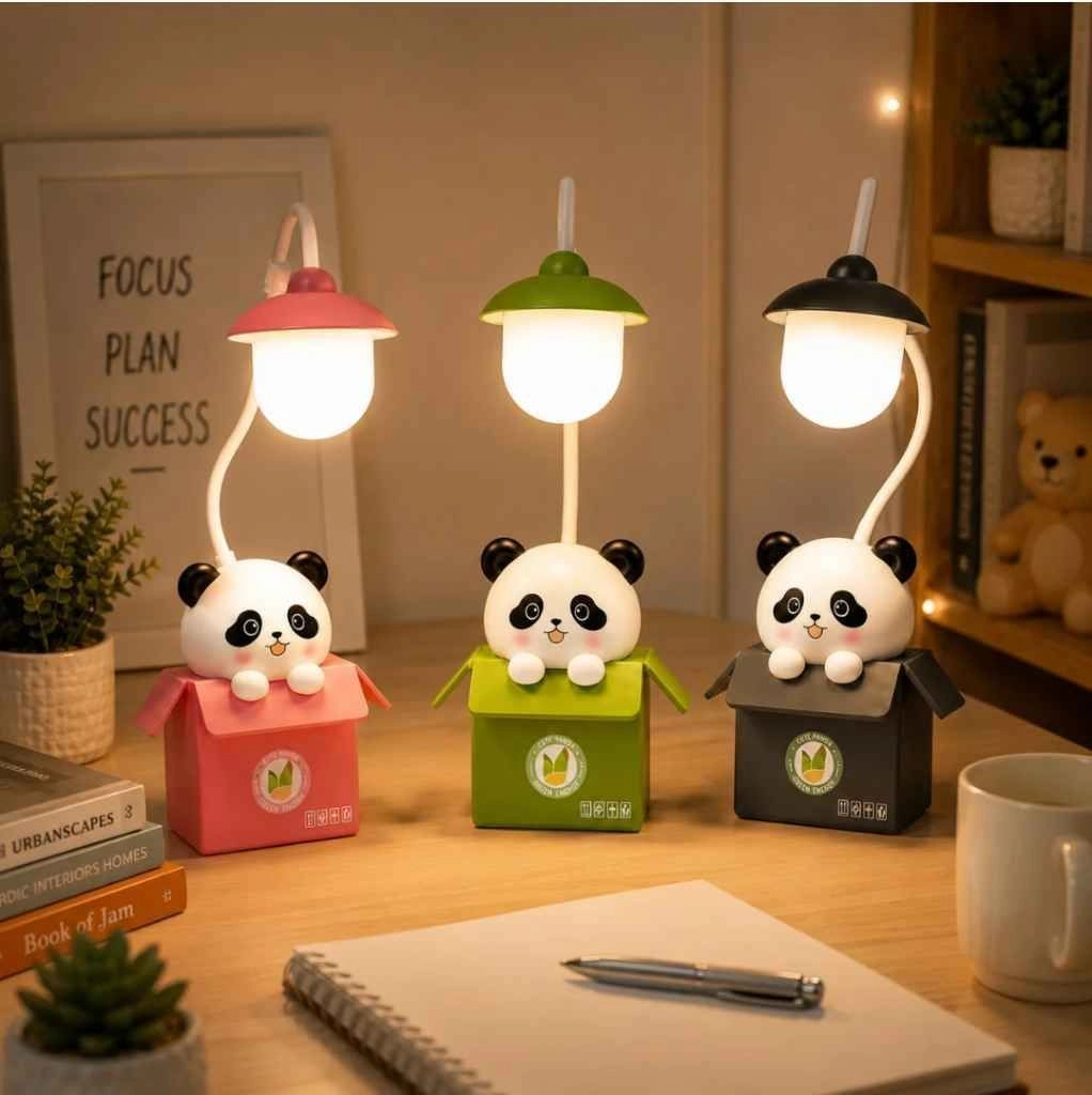 Mini panda table lamp with flexible neck 1
