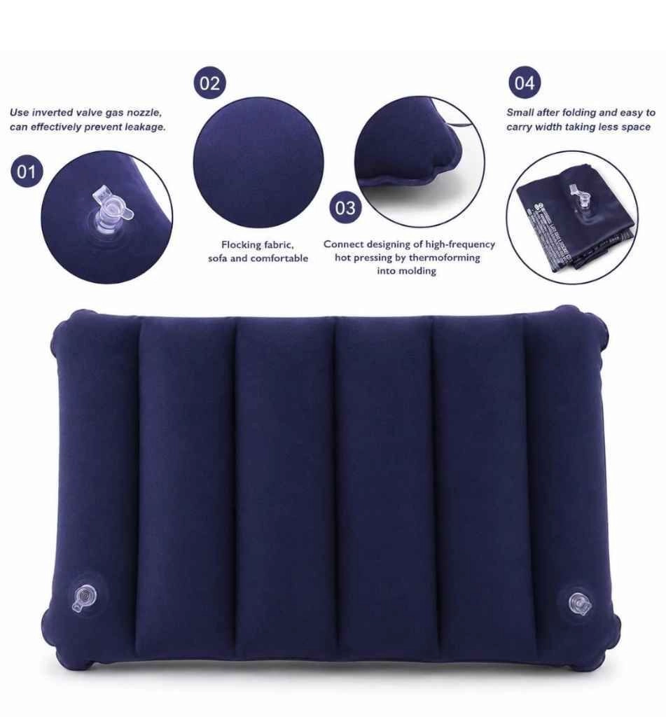 2 pcs velvet neck travel pillow 2