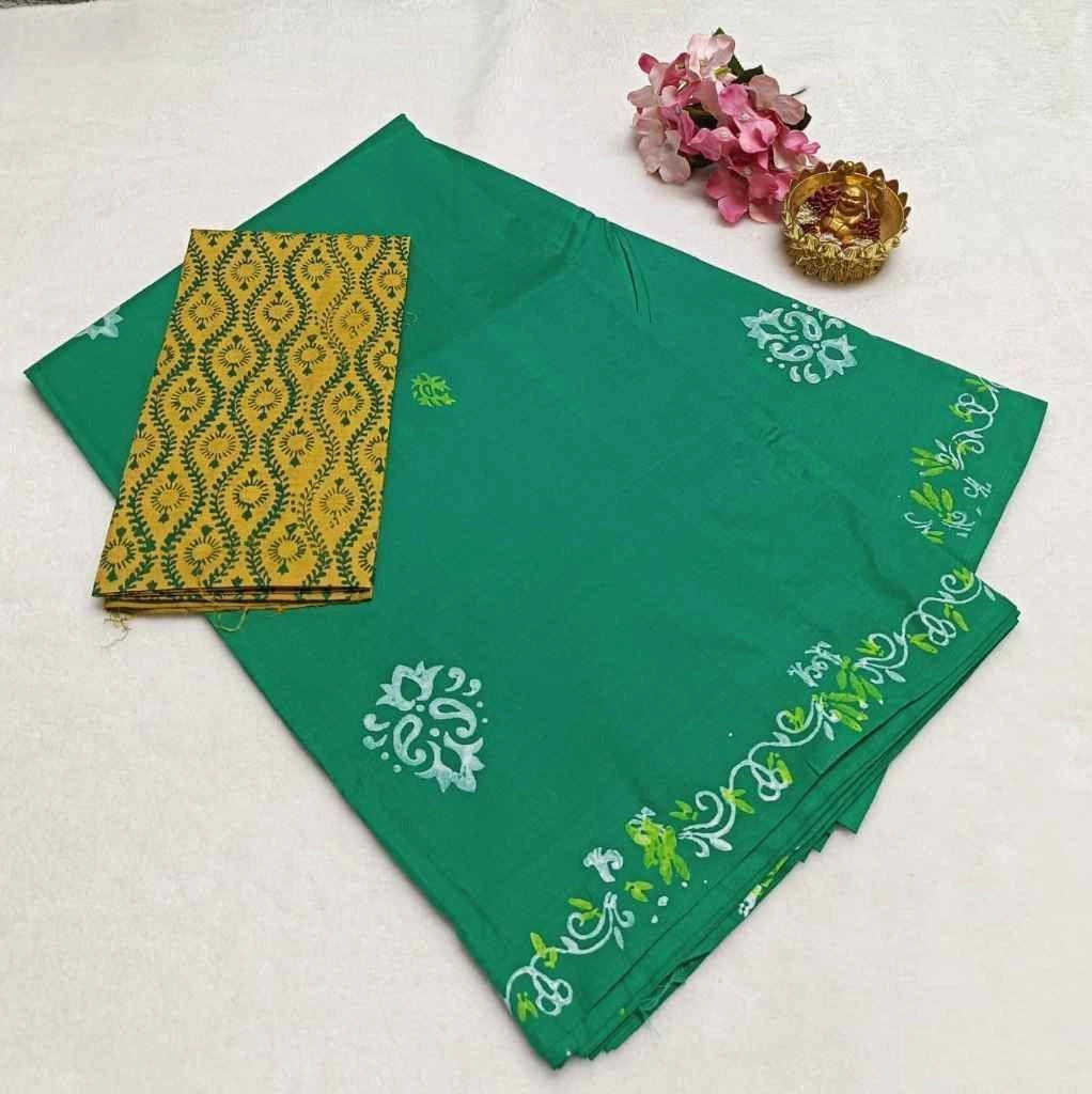 Poly cotton saree 3