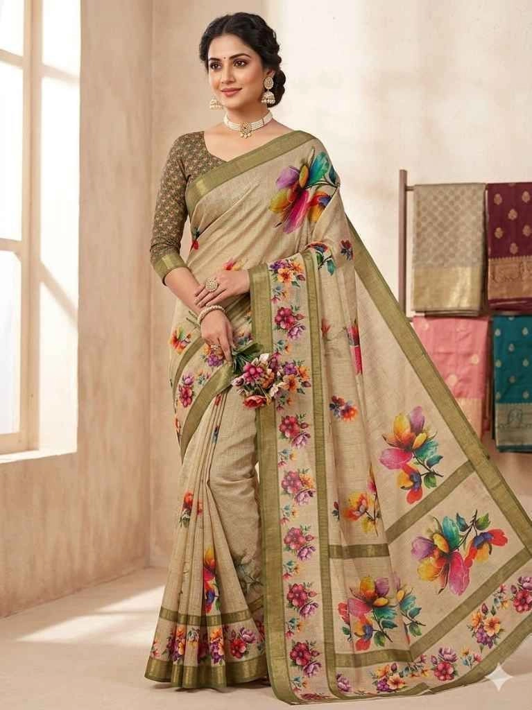 Fancy elegant design saree 2