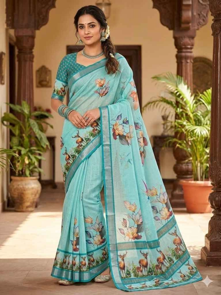 Fancy elegant design saree 7