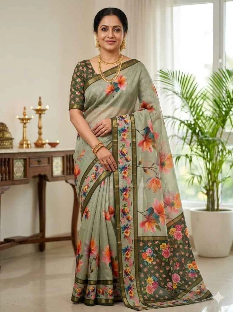 Fancy elegant design saree 11