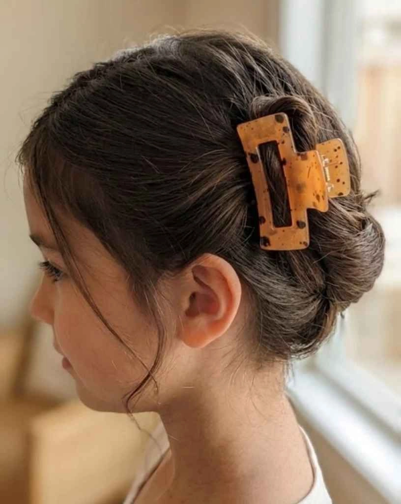 Speckled Matte Small Hair Claw Clips – (₹7 Per Piece | Pack 3