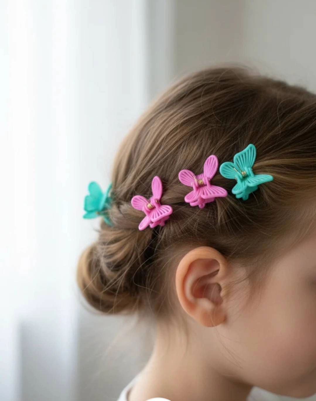 Cute mini butterfly claw clips 60 pcs 3