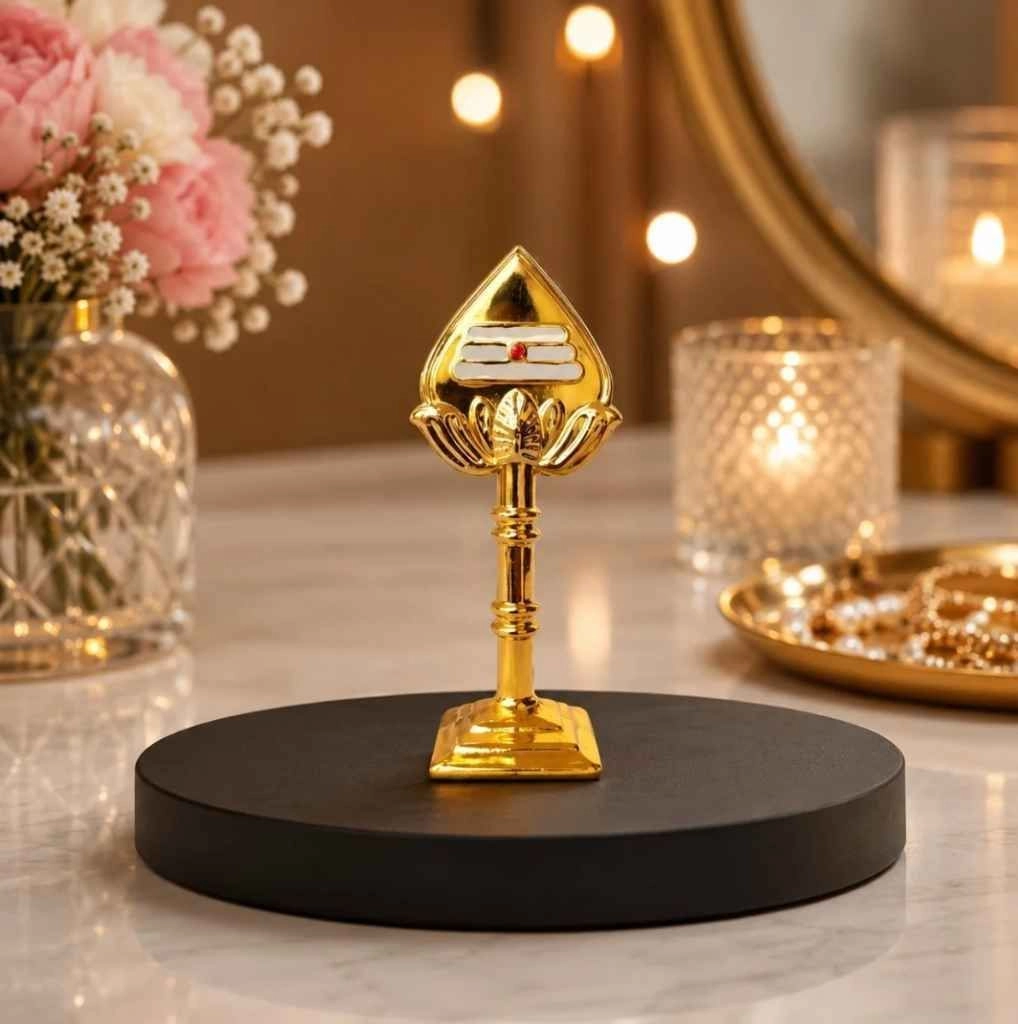 Premium Golden Murugan Vel for Pooja & Home Décor 3