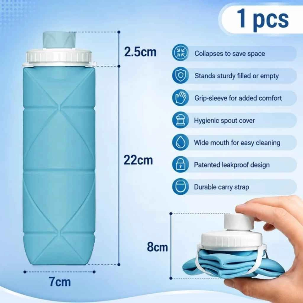 Food grade silicon water bottle 2