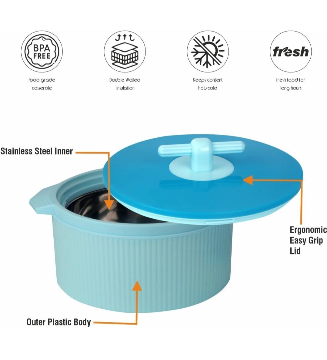 2500 ml Casserole 9