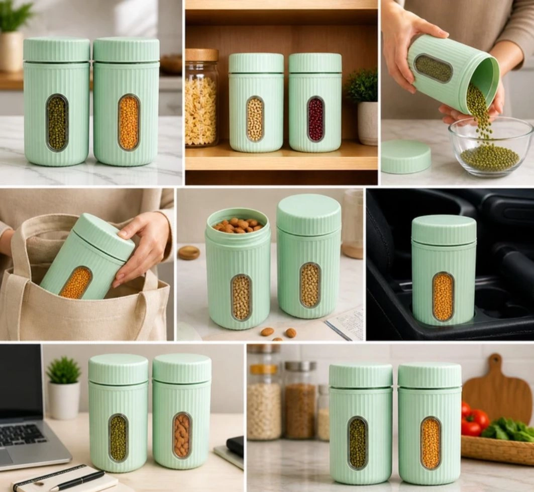 750 ML Glass Storage Container – 2 Pcs Combo 5