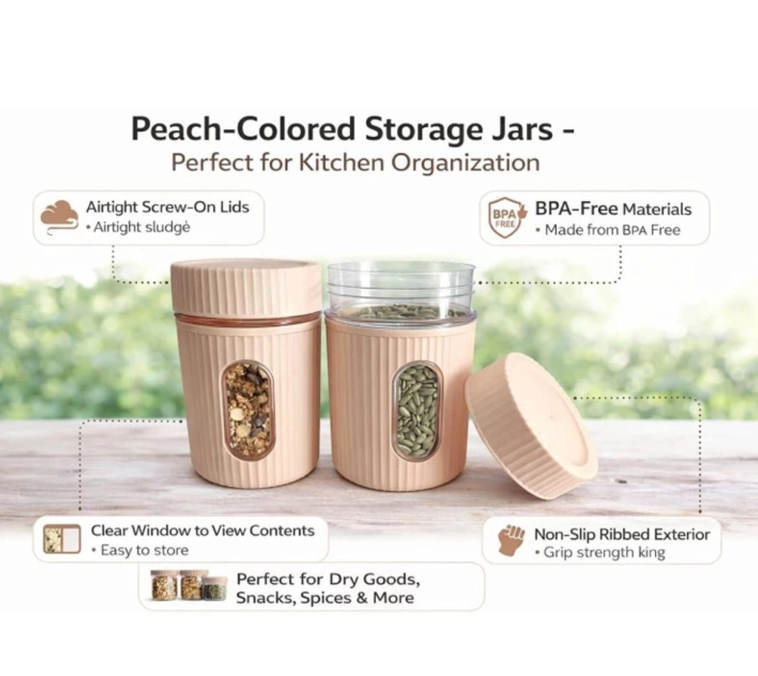 750 ML Glass Storage Container – 2 Pcs Combo 7