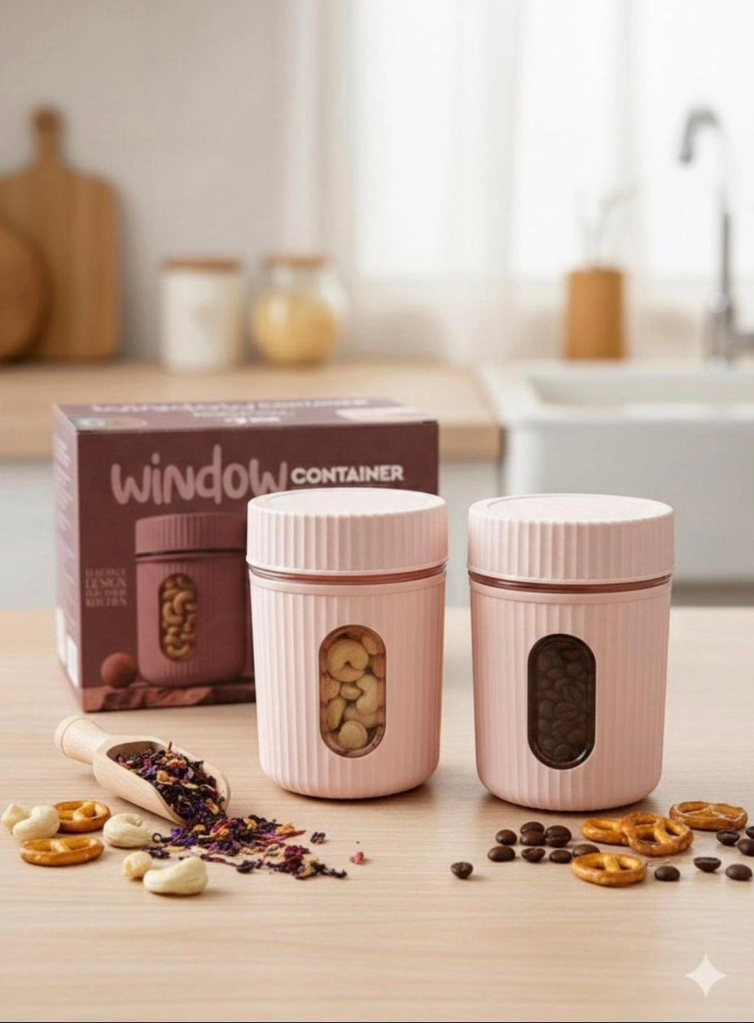 750 ML Glass Storage Container – 2 Pcs Combo 8