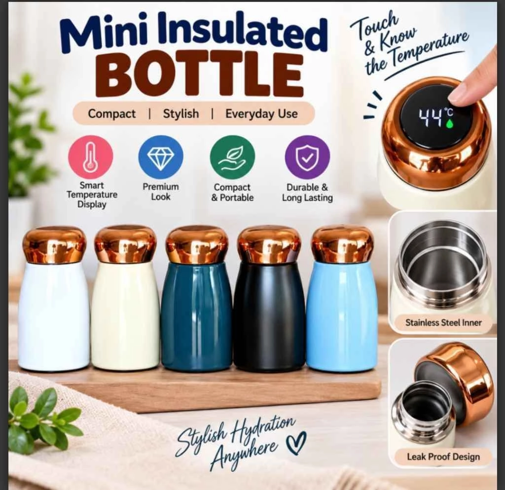 Premium Stainless Steel Insulated Water Bottle 300 ml 1