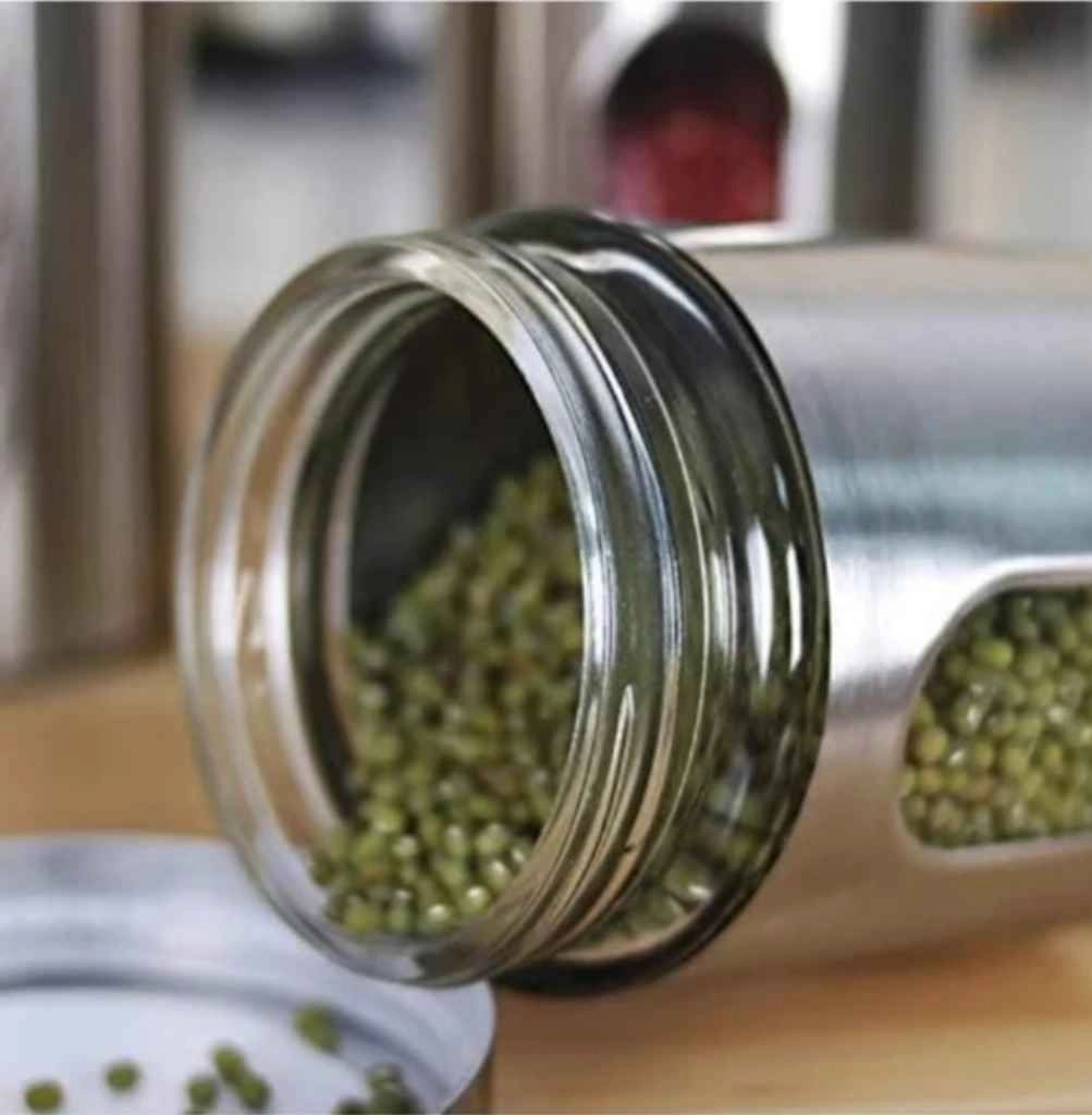 Stainless steel storage jar 400 ml combo 2
