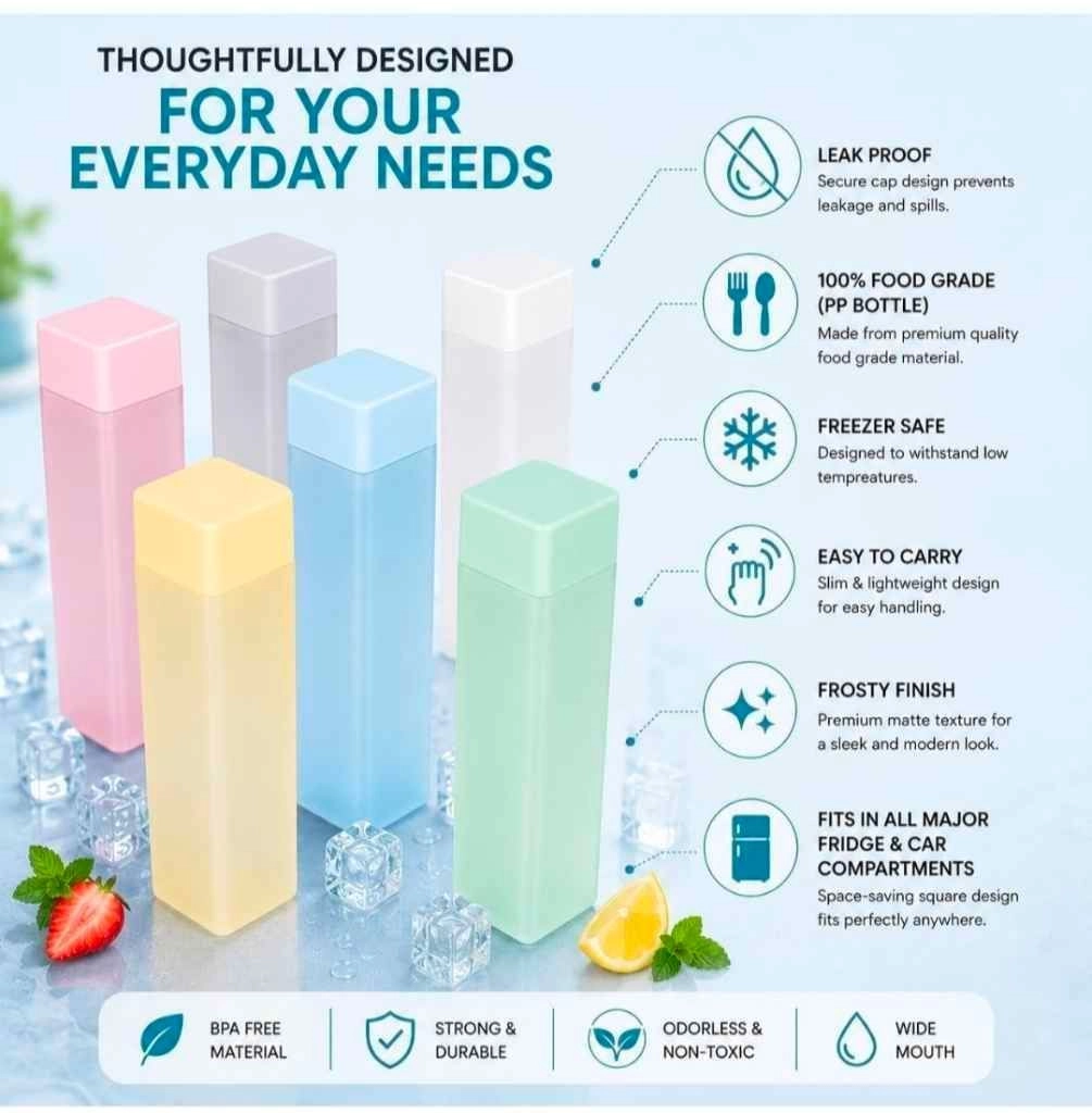 6 pcs water bottle combo 6