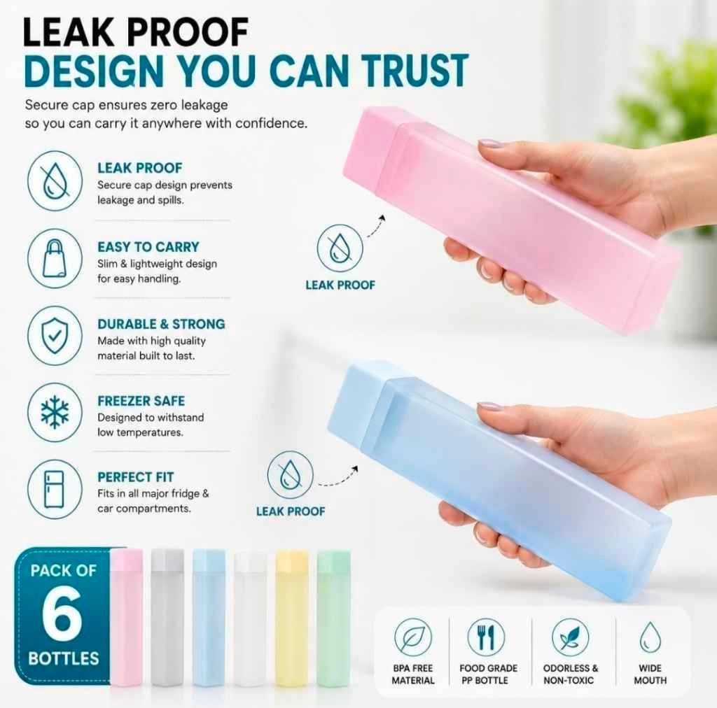 6 pcs water bottle combo 7
