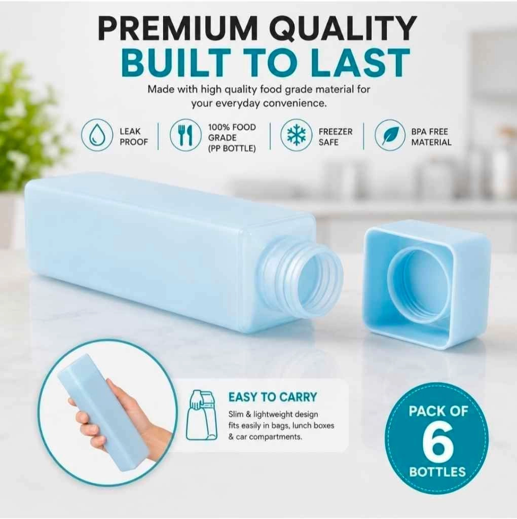 6 pcs water bottle combo 8