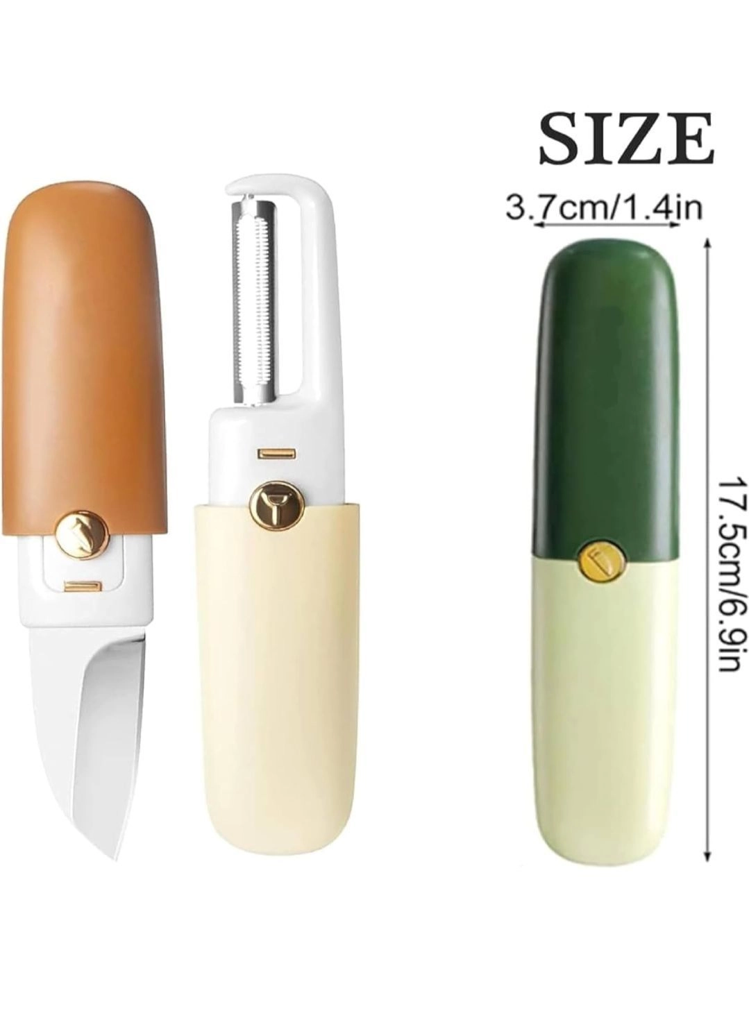 Knife cum peeler 2 in 1 7
